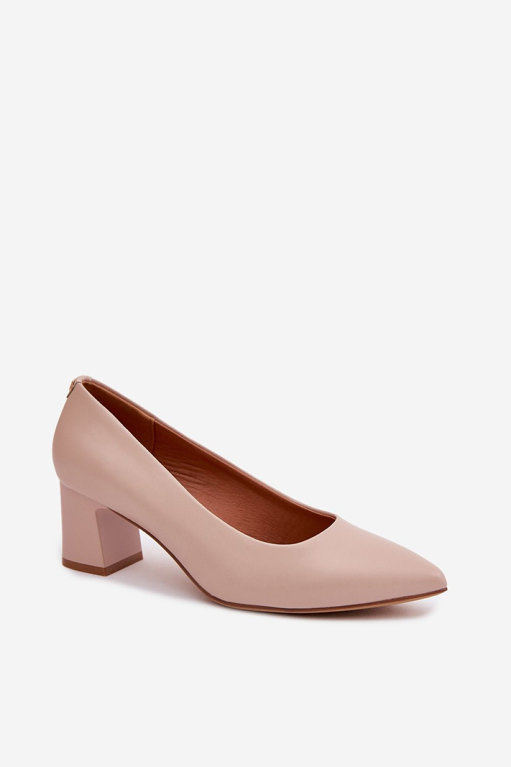 Women's Pointed Toe Block Heel Pumps-Pumps Shoes-LeStyleParfait