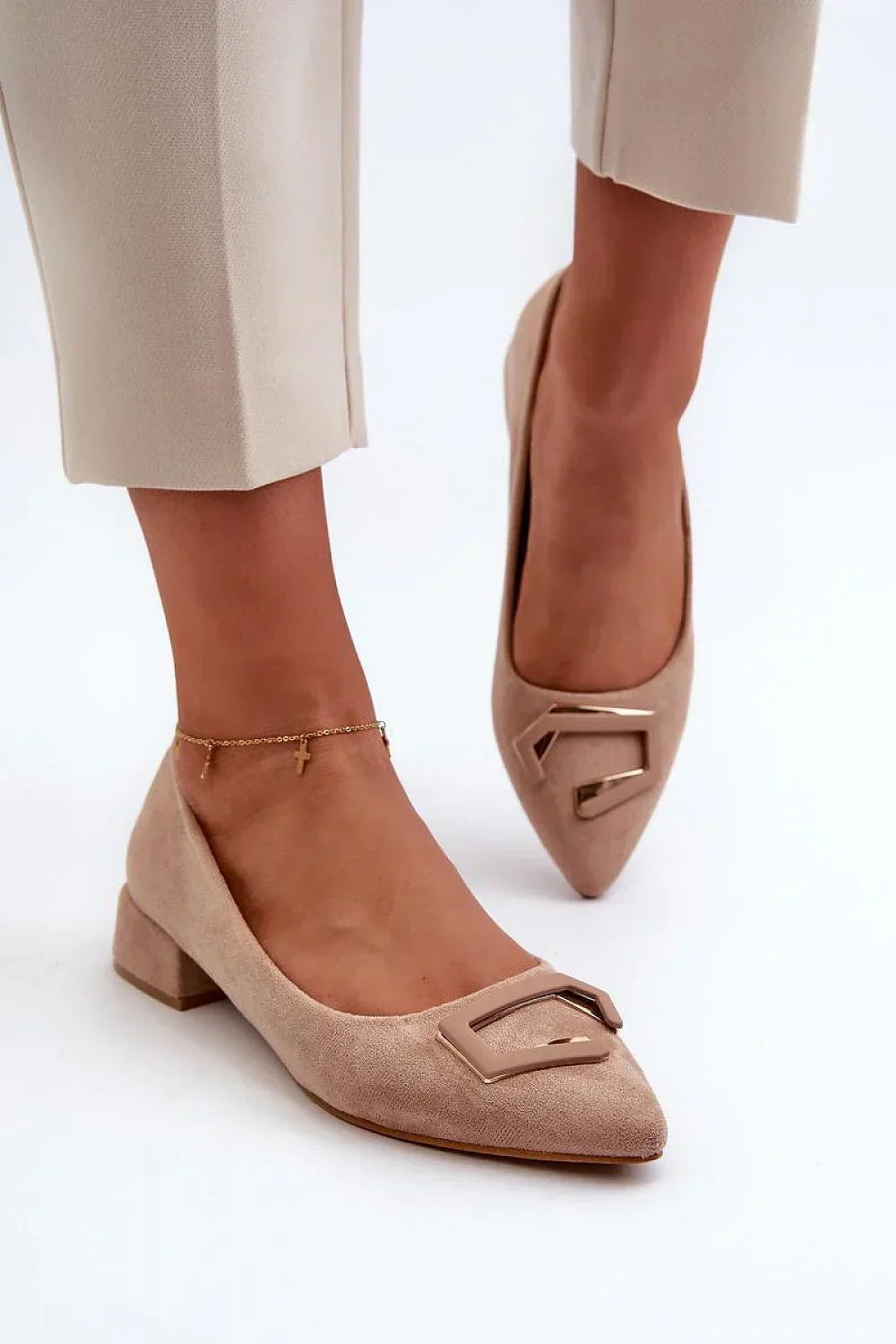 Escarpins Femme à bout pointu et talon carré bas-Escarpins Femme-LeStyleParfait