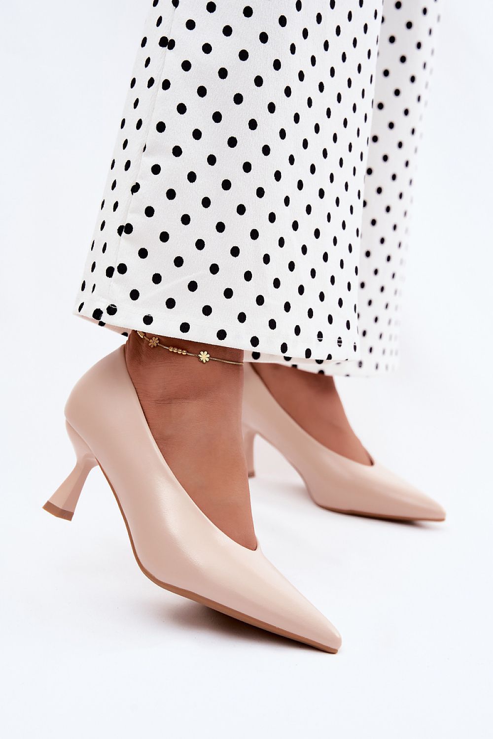 Women's Pointed Toe Mid Heel Pumps-Pumps Shoes-LeStyleParfait