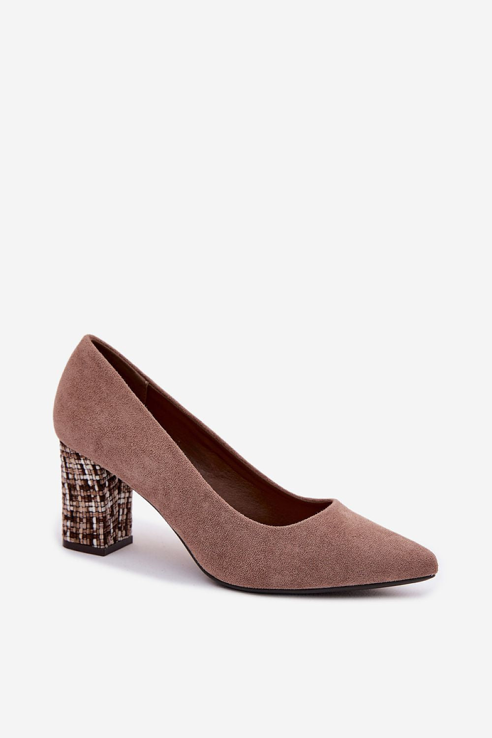 Escarpins Femme en daim à talon carré-Escarpins Femme-LeStyleParfait
