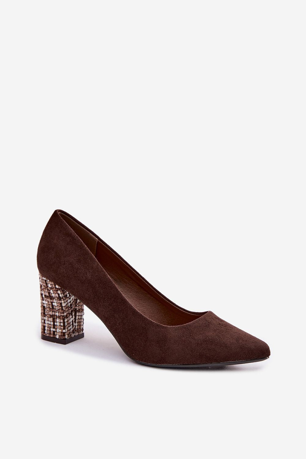 Escarpins Femme en daim à talon carré-Escarpins Femme-LeStyleParfait