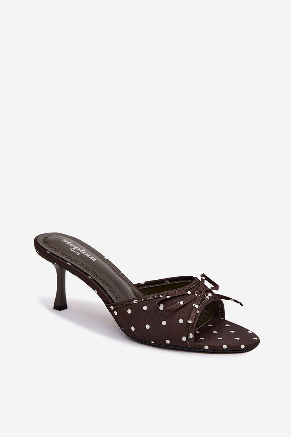 Women’s Polka Dot Heel Sandals-Women's Sandals-LeStyleParfait