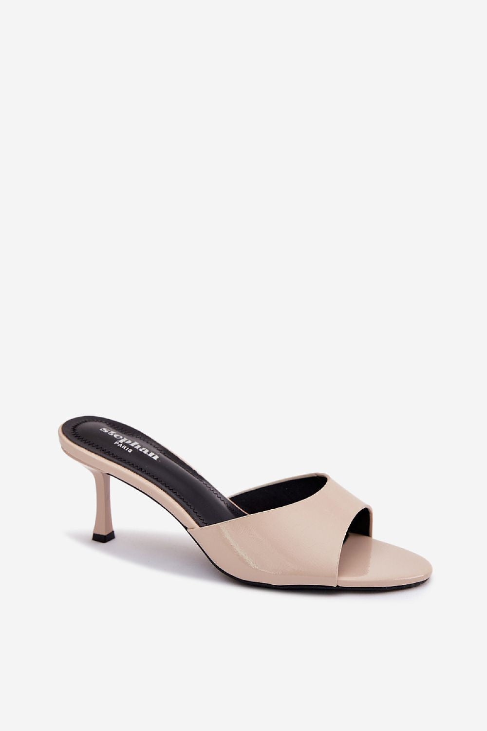 Women’s Slim Heel Slip-On Sandals-Women's Sandals-LeStyleParfait