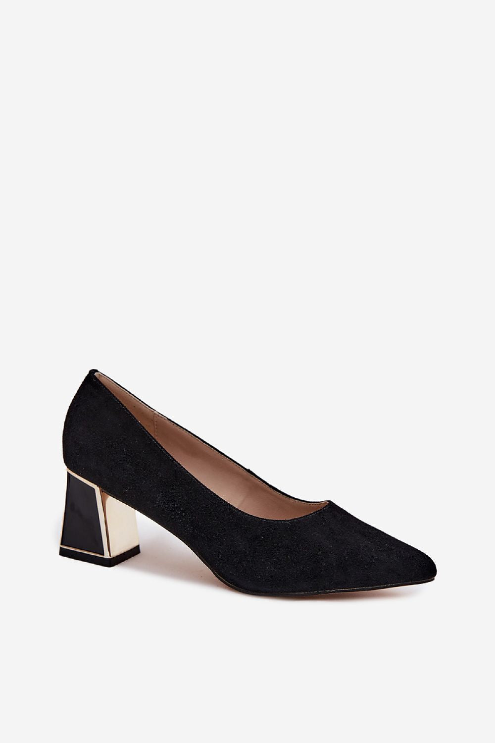 Escarpins Femme en daim à talon carré-Escarpins Femme-LeStyleParfait