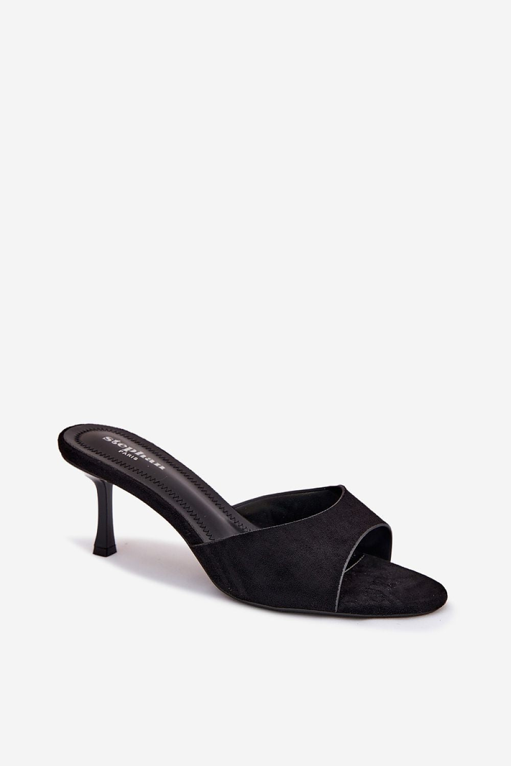 Women’s Suede Slim Heel Sandals-Women's Sandals-LeStyleParfait