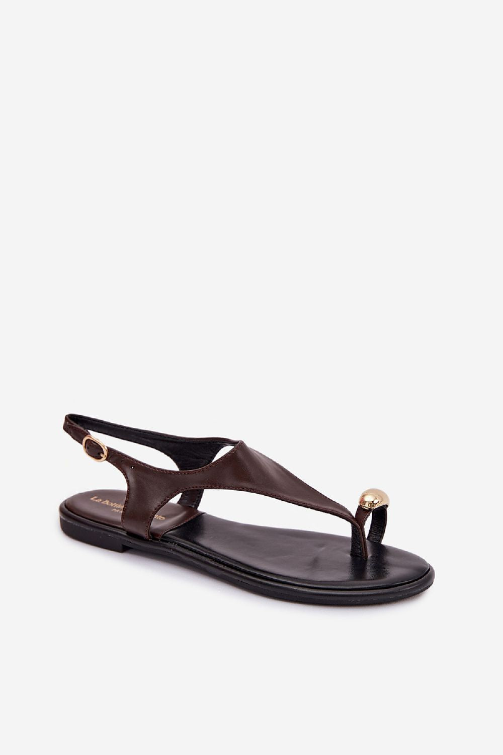 Women’s Toe Ring Flat Sandals-Women's Sandals-LeStyleParfait