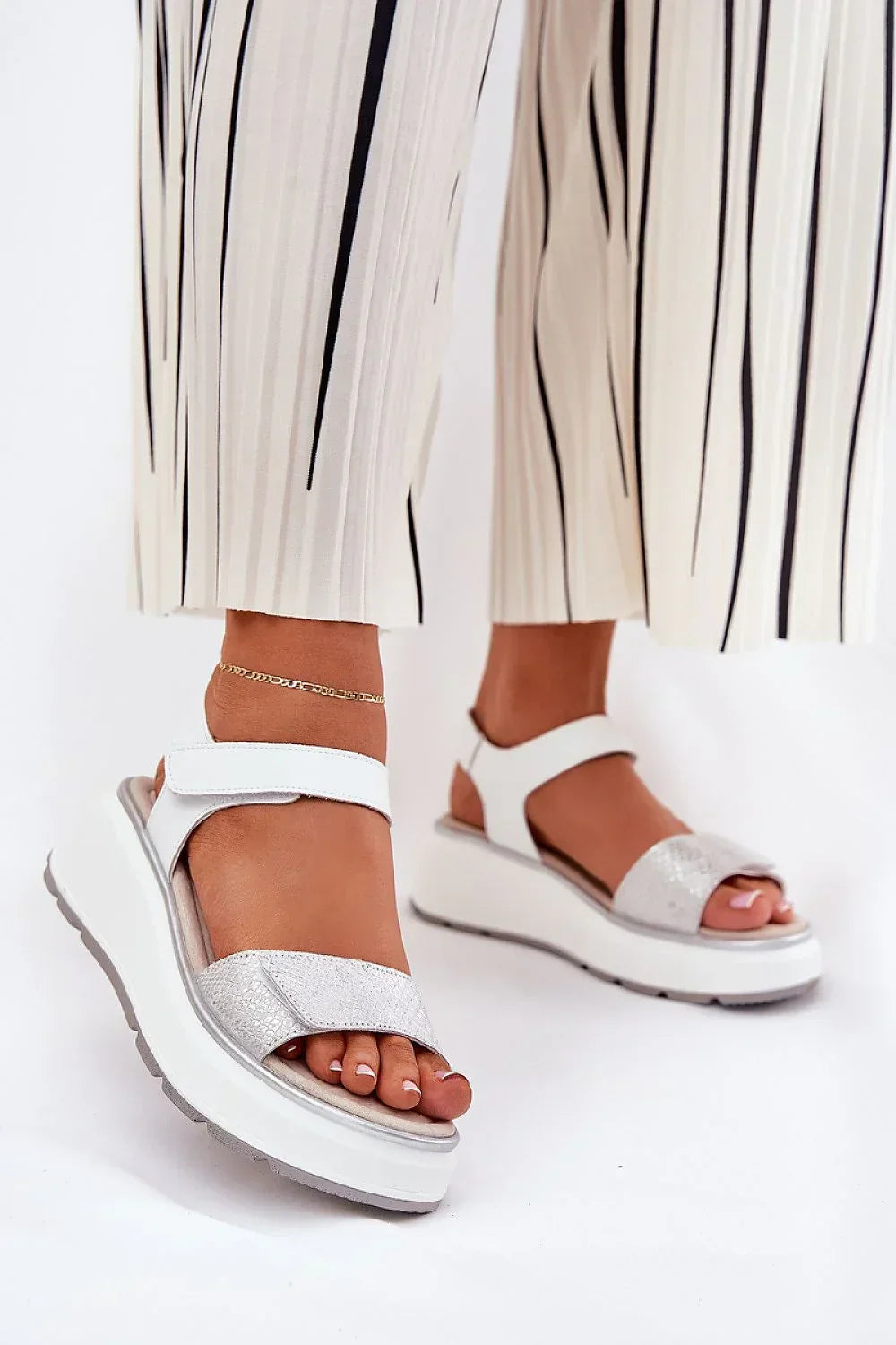 Women’s Wedge Velcro Sandals-Women's Sandals-LeStyleParfait
