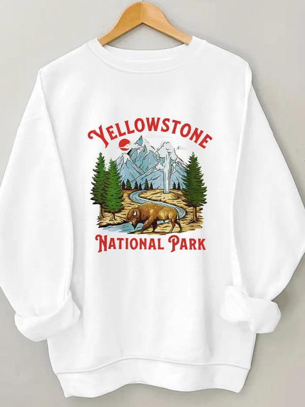 Yellowstone Print Women Sweatshirt - Women Sweatshirt - LeStyleParfait