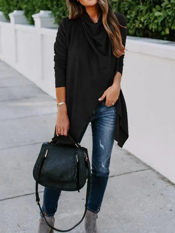 Women’s Open Front Longline Cardigan Sweater – Lightweight Layer