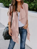 Ladies Solid Windbreaker Versatile Cardigan Sweater - Cardigan Sweater - LeStyleParfait
