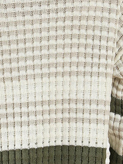 Mid-Length Striped Women Cardigan Sweater - Cardigan Sweater - LeStyleParfait